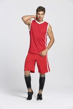 SPIRO Basketball Shorts mit Quick Dry Funktion für Herren, White/Black XL, RT279 – Bild 1