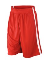 SPIRO Basketball Shorts mit Quick Dry Funktion für Herren, White/Black XL, RT279 – Bild 3