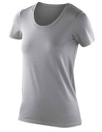 SPIRO Women´s Impact Softex® T-Shirt Black XXS (6) (RT280F), RT280F – Cloudy Grey