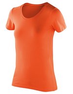 SPIRO Women´s Impact Softex® T-Shirt Black XXS (6) (RT280F), RT280F – Tangerine