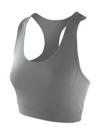 SPIRO Impact Softex® Crop Top mit Racerback, Black XS (8), RT282F – Cloudy Gris