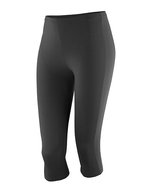 SPIRO Capri Hosen mit Quick Dri für Damen, Black XXS (6), RT284F – Bild 2