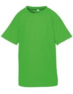 SPIRO Junior Performance Aircool T-Shirt 135 g/m² – Fluorescent Green
