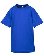 SPIRO Junior Performance Aircool T-Shirt 135 g/m², Black L (9-10), RT287J – Royal