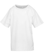 SPIRO Junior Performance Aircool T-Shirt 135 g/m², Black L (9-10), RT287J – White