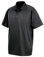 SPIRO Performance Aircool Polo White XXS (RT288) – Black