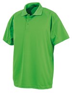 SPIRO Atmungsaktives Performance Aircool Polo, Grey XL, RT288 – Citron vert