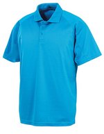SPIRO Atmungsaktives Performance Aircool Polo, Grey XL, RT288 – Bleu ocean