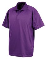 SPIRO Atmungsaktives Performance Aircool Polo, Grey XL, RT288 – Violet