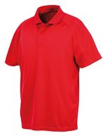 SPIRO Atmungsaktives Performance Aircool Polo, Grey XL, RT288 – Rouge