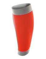 SPIRO Wadenkompressionsärmel mit 360-Grad-Kompression, Black/Grey XS (1), RT290 – Orange/Grey