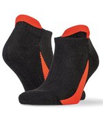 SPIRO Niedrig geschnittene Sportsocken im 3er Pack, Black/Red L/XL, RT293X – Bild 2