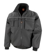 Result WORK-GUARD Sabre Pilotenjacke 320 g/m², Black S, RT300 – Bild 3