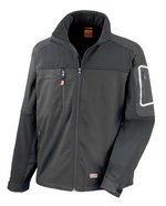 Result Work-Guard Sabre Stretch Softshelljacke mit Fleece, Black/Black XS, RT302 – Bild 3