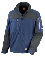 Result Work-Guard Sabre Stretch Softshelljacke mit Fleece – Navy/Black