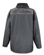 Result Work-Guard Wasserdichter Vostex Long Coat mit Kapuze, Black S, RT305 – Bild 4