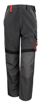 Result Work-Guard Technische Arbeitshose mit Knieschutztaschen, Grey/Black 30/32 (XS), RT310 – Bild 3