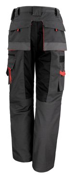 Result Work-Guard Technische Arbeitshose mit Knieschutztaschen, Grey/Black 30/32 (XS), RT310 – Bild 4