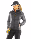 Result Work-Guard Wasserabweisende Isolierjacke mit Stretchmaterial, Black/Marl Grey L, RT314 – Bild 2