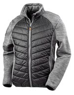 Result Work-Guard Wasserabweisende Isolierjacke mit Stretchmaterial – Black/Marl Grey