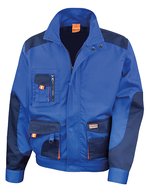 Result Work-Guard Lite-Jacke mit wind- und wasserabweisend – Royal/Navy/Orange