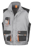 Result Work-Guard Wasserabweisende Arbeitsweste mit Reißverschluss, Black/Grey XS, RT317 – Bild 3