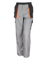 Result Work-Guard Arbeits-Hose mit Cargo-Taschen und Reflexion – Grey/Black/Orange