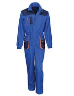 Result Work-Guard Arbeitsoverall mit Wasserabweisendem Gewebe – Royal/Navy/Orange