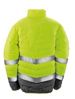 Result Safe-Guard Sicherheitsjacke mit reflektierenden Streifen in, Fluorescent Orange/Grey S, RT325 – Bild 4