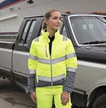 Result Safe-Guard Soft Padded Sicherheitsjacke, tailliert für Damen, Fluorescent Orange/Grey XS, RT325F – Bild 1