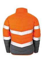 Result Safe-Guard Soft Padded Sicherheitsjacke, tailliert für Damen, Fluorescent Orange/Grey XS, RT325F – Bild 4