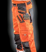 Result Safe-Guard Sicherheits-Cargo-Hose mit Reflexstreifen, Fluorescent Orange 3XL, RT327 – Bild 7
