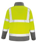 Result Safe-Guard Fluoreszierende Microfleece-Jacke mit Reflektoren, Fluorescent Orange/Workguard Grey S, RT329 – Bild 4