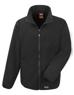 Result Work-Guard Heavy-Duty Microfleece Jacke mit Reißverschluss, Black XS, RT330 – Bild 2