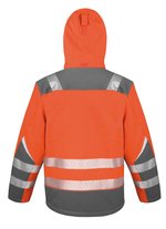 Result Safe-Guard Dynamische Softshell-Jacke mit Kapuze, Fluorescent Orange S, RT331 – Bild 4