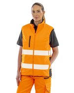 Result Safe-Guard Wendbare Sicherheitsweste mit Taschen, Fluorescent Orange/Navy S, RT332 – Bild 1