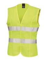 Result Safe-Guard Warnweste mit Reflektionsstreifen für Damen, Fluorescent Pink XXS, RT334F – Bild 3