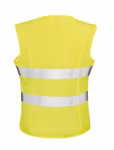 Result Safe-Guard Safety Vest with Reflective Stripes for Women, Fluorescent Yellow S, RT334F – image 4
