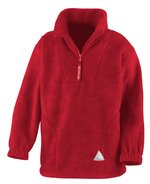 Result Fleecepullover für Kinder mit ¼-Reißverschluss, Navy L (10-12), RT33Y – Bild 3