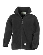 Result Jugendjacke Polartherm™ mit reflektierenden Details – Black