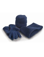 Result Winter Essentials Polartherm™ Winter-Set: Mütze, Handschuhe, Nackenwärmer, Black S, RT40 – Blu navy