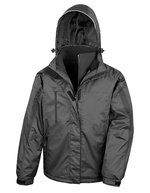 Result 3-in-1-Jacke mit Softshell für Herren, Black/Black S, RT400 – Bild 2
