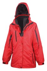 Result 3-in-1-Journey-Jacke mit Softshell für Damen, Black/Black 3XL (20/46), RT400F – Bild 3