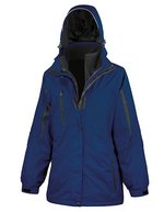 Result 3-in-1-Journey-Jacke mit Softshell für Damen, Black/Black 3XL (20/46), RT400F – Navy/Black