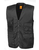 Result Work-Guard Safari Weste mit vielen Taschen – Black