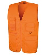 Result Work-Guard Safari Weste mit vielen Taschen – Orange