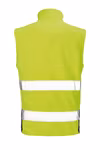 Result Safe-Guard Bedruckbare Sicherheits-Softshell-Gilet mit Reflektoren, Fluorescent Orange/Black S, RT451 – Bild 4