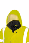 Result Safe-Guard Motorway 2-Tone Safety Jacket with Hood, Fluorescent Orange/Black S, RT452 – image 5