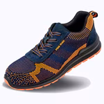 Result Work-Guard Chaussures de sécurité avec embout en acier et semelle PU, Black/Orange 36 (3), RT457X – Navy/Orange