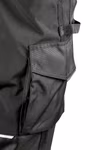 Result Work-Guard Slim Fit Softshell Work Trousers with Reinforcements, Black S, RT473 – image 7